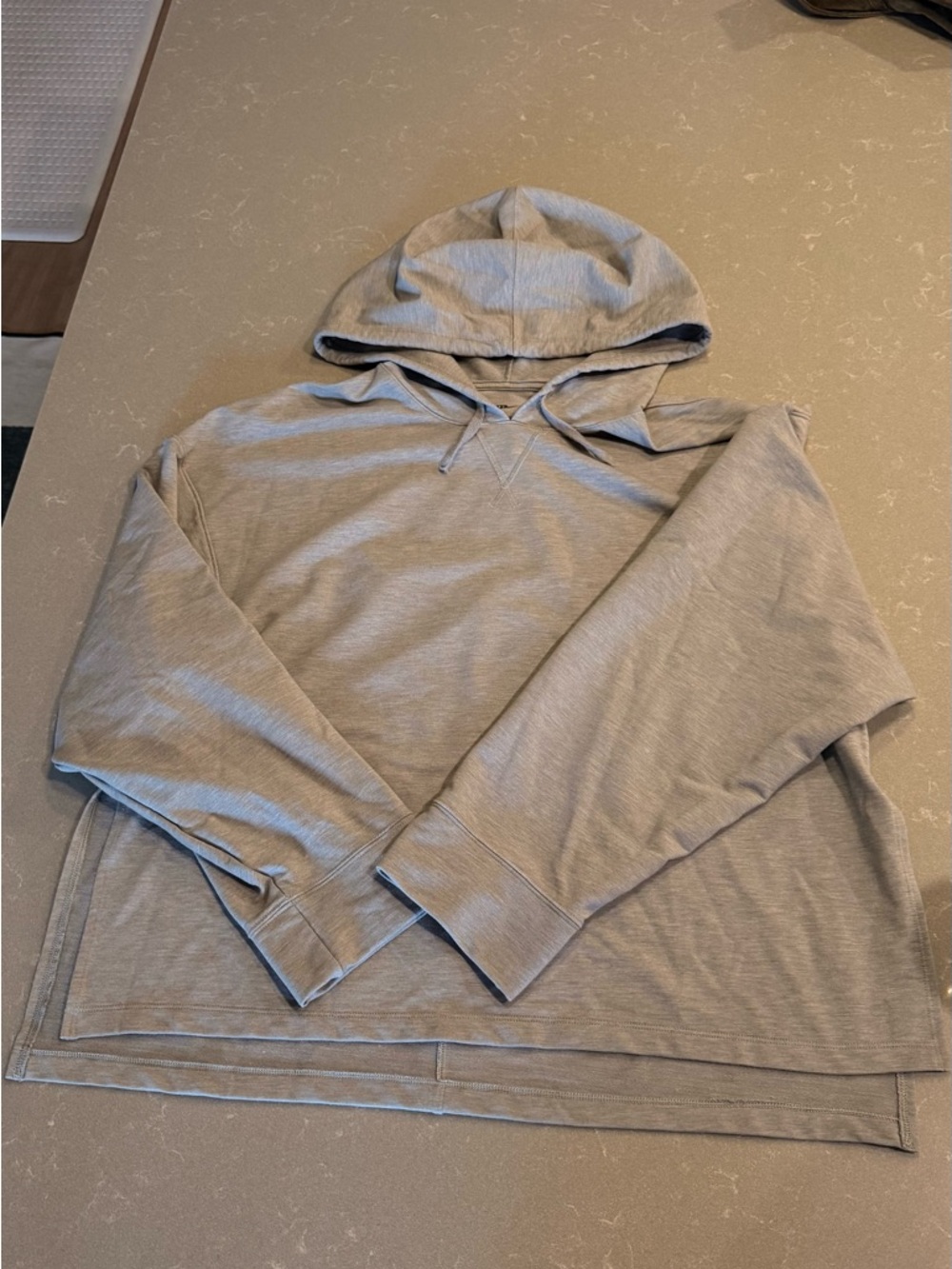 Nike Light Gray Yoga Hoodie